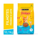 Ração Friskies Para Gatos Filhotes Sabor Frango, Leite E Cenoura - 10,1 Kg