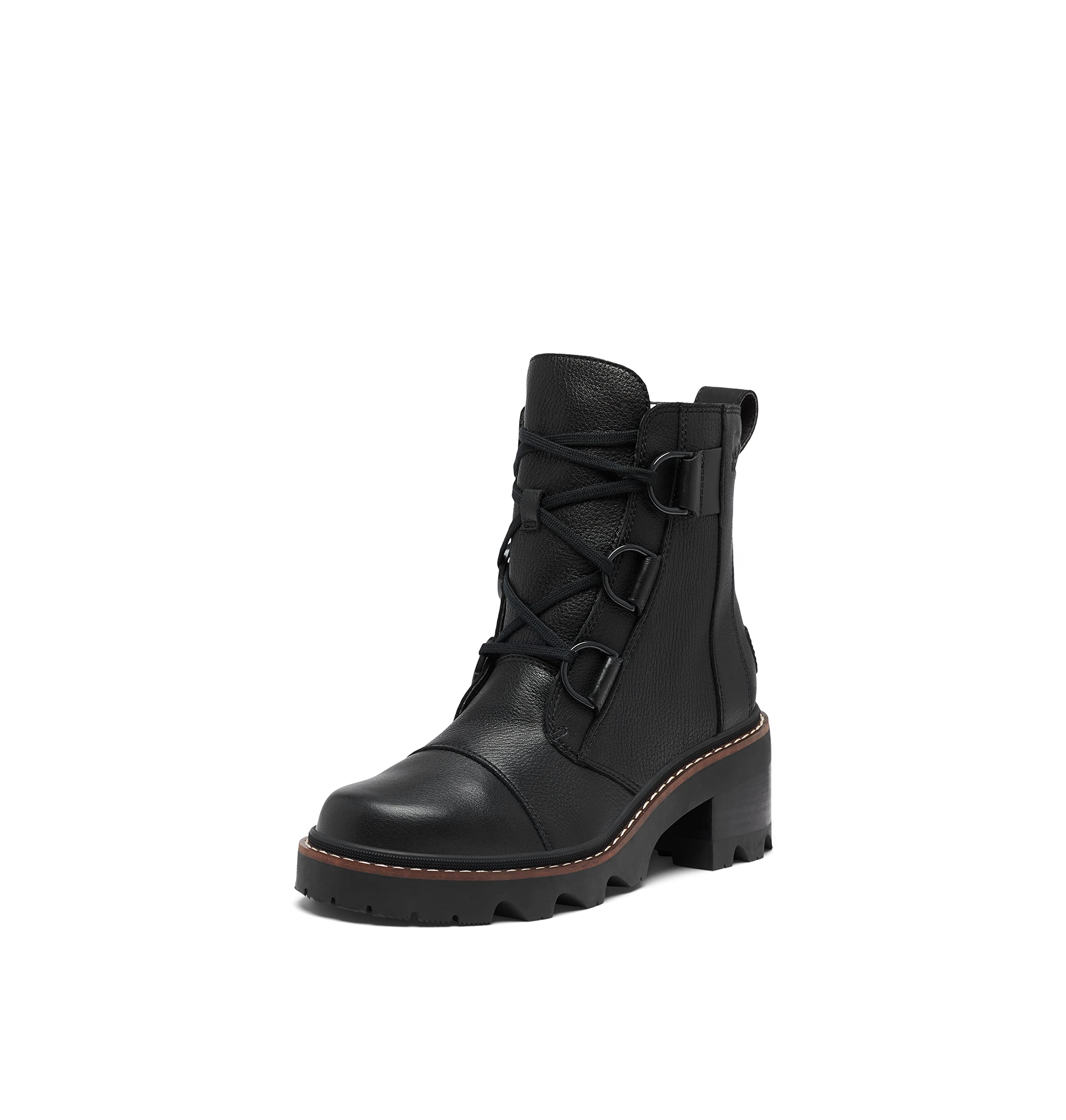 Bota Feminina Sorel Joan Now Lace Preta Impermeável Tamanho 9,5 Eua