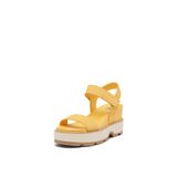 Sandálias De Cunha Sorel Joanie Iv Y Strap Femininas Amarelas Tamanho 10