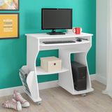 Mesa Para Computador Artely 160 Cor Branco