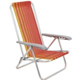 Cadeira De Praia Bali Laranja E Amarelo - 92900101 - Tramontina Tramontina