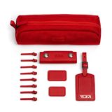 Kit De Acessórios Tumi De Viagem Com Adesivos De Monograma De Couro