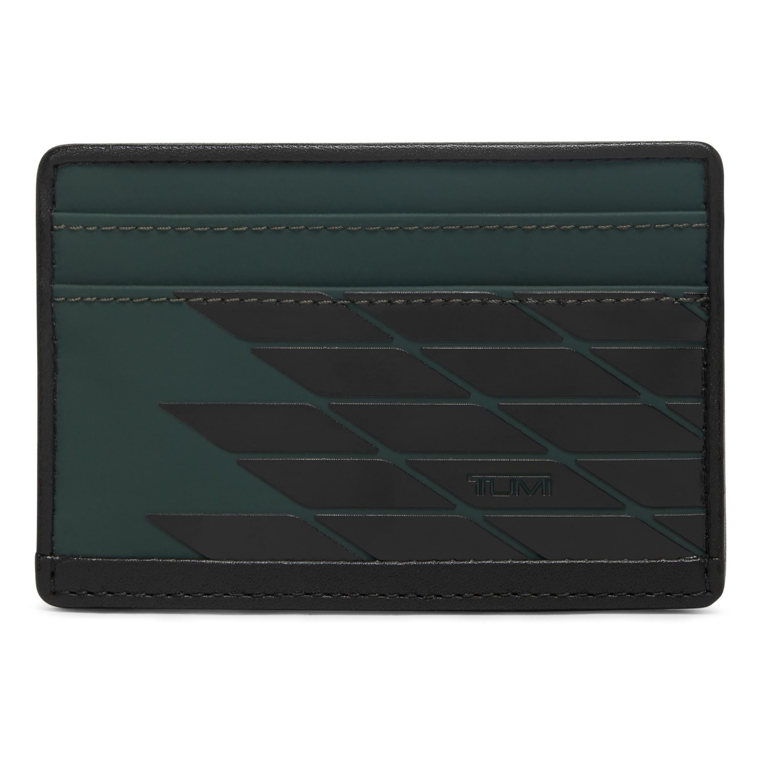 Capa De Cartão Wallet Tumi Alpha Slim Em Nylon Verde Escuro