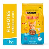 Ração Friskies Para Gatos Filhotes Sabor Frango, Leite E Cenoura - 1 Kg