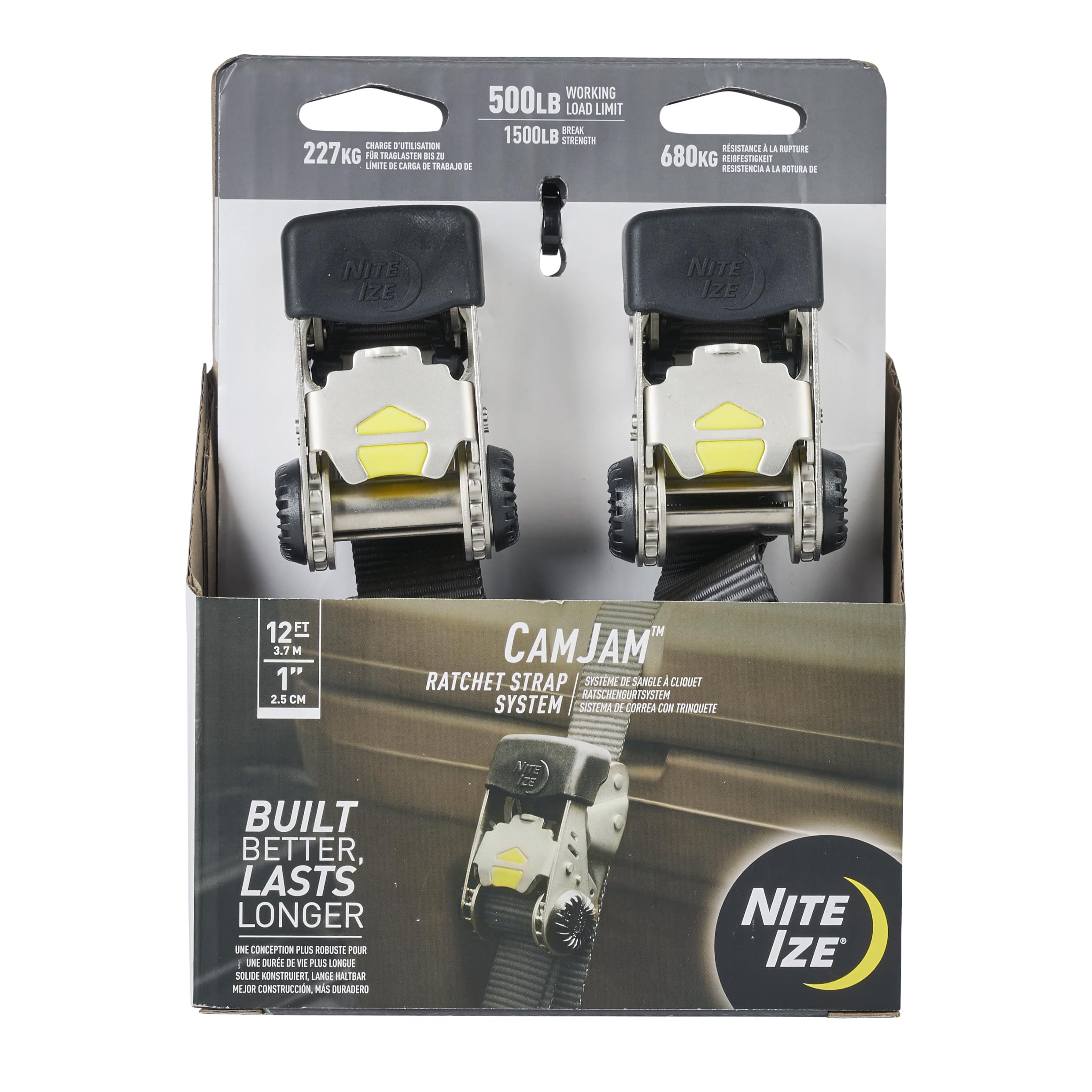 Sistema De Cinta De Catraca Nite Ize Camjam Easy-release 227 Kg