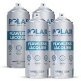 Tinta Spray De Revestimento Transparente Polar Clear Matte Flawless Lacquer