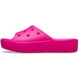 Sandálias De Plataforma Crocs Classic Slide Pink Crush Para Mulheres