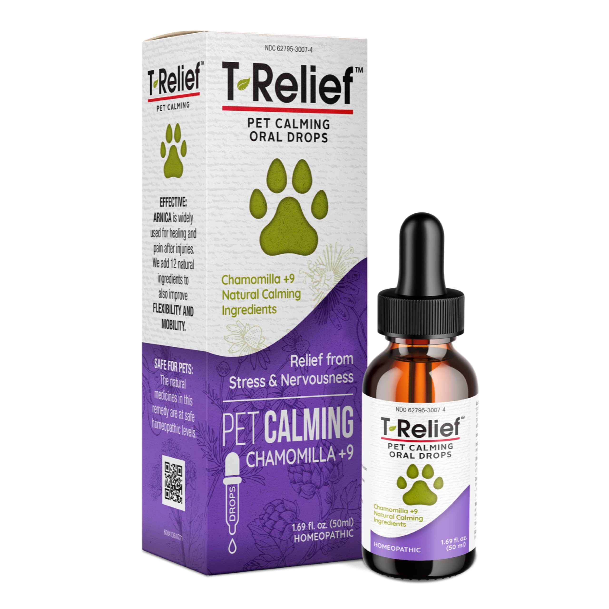 Gotas Calmantes Para Animais De Estimação Medinatura T-relief Natural 50 Ml Para Cães E Gatos