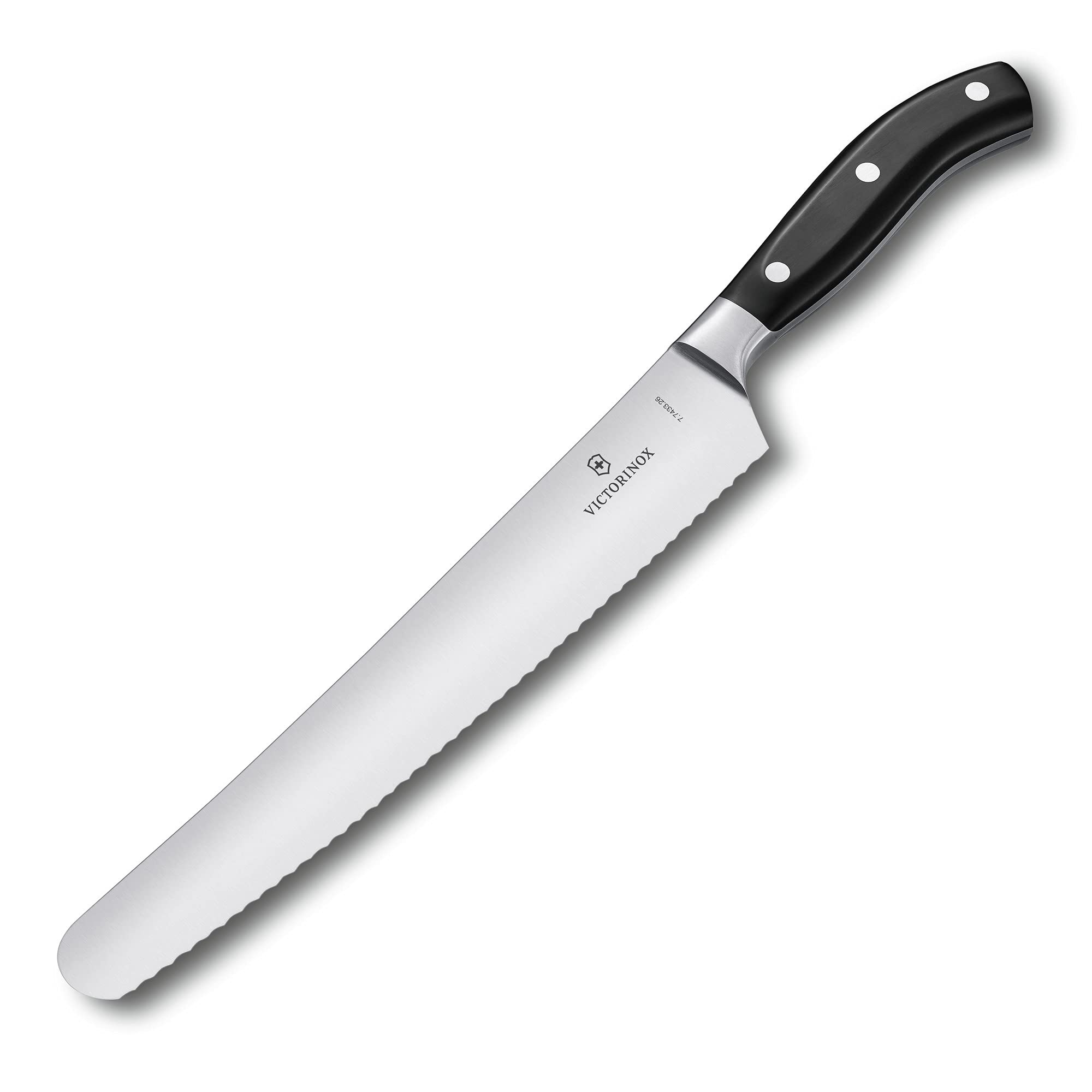 Faca De Pão Victorinox Grand Maitre Serrilhada 10,25 Cm Preta