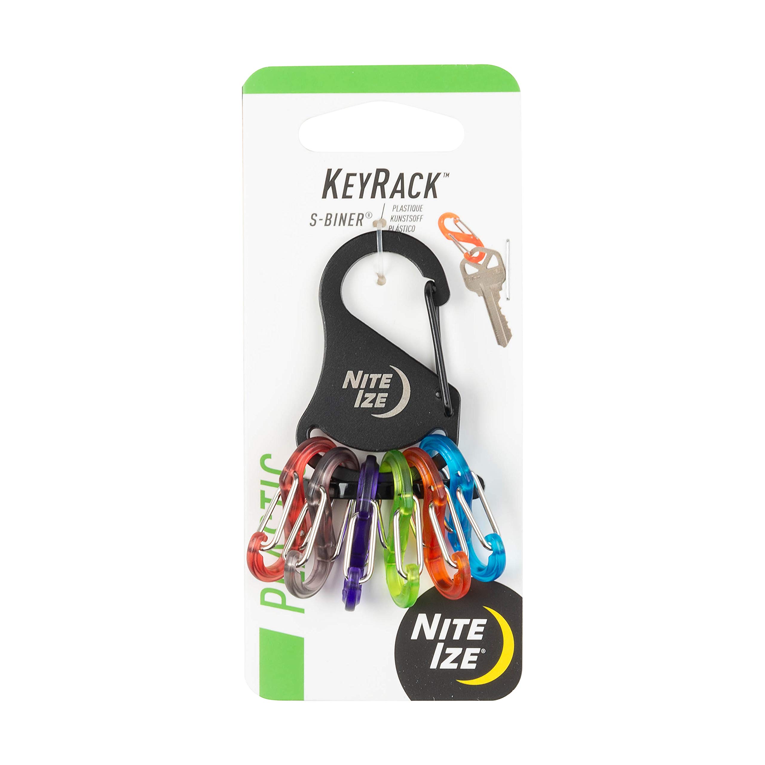 Organizador De Mosquetões De Chaves Nite Ize Keyrack Steel S-biner