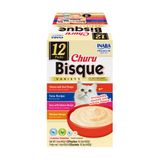 Purê Cremoso Cat Food Inaba Churu Bisque 40 Ml 12 Bolsas