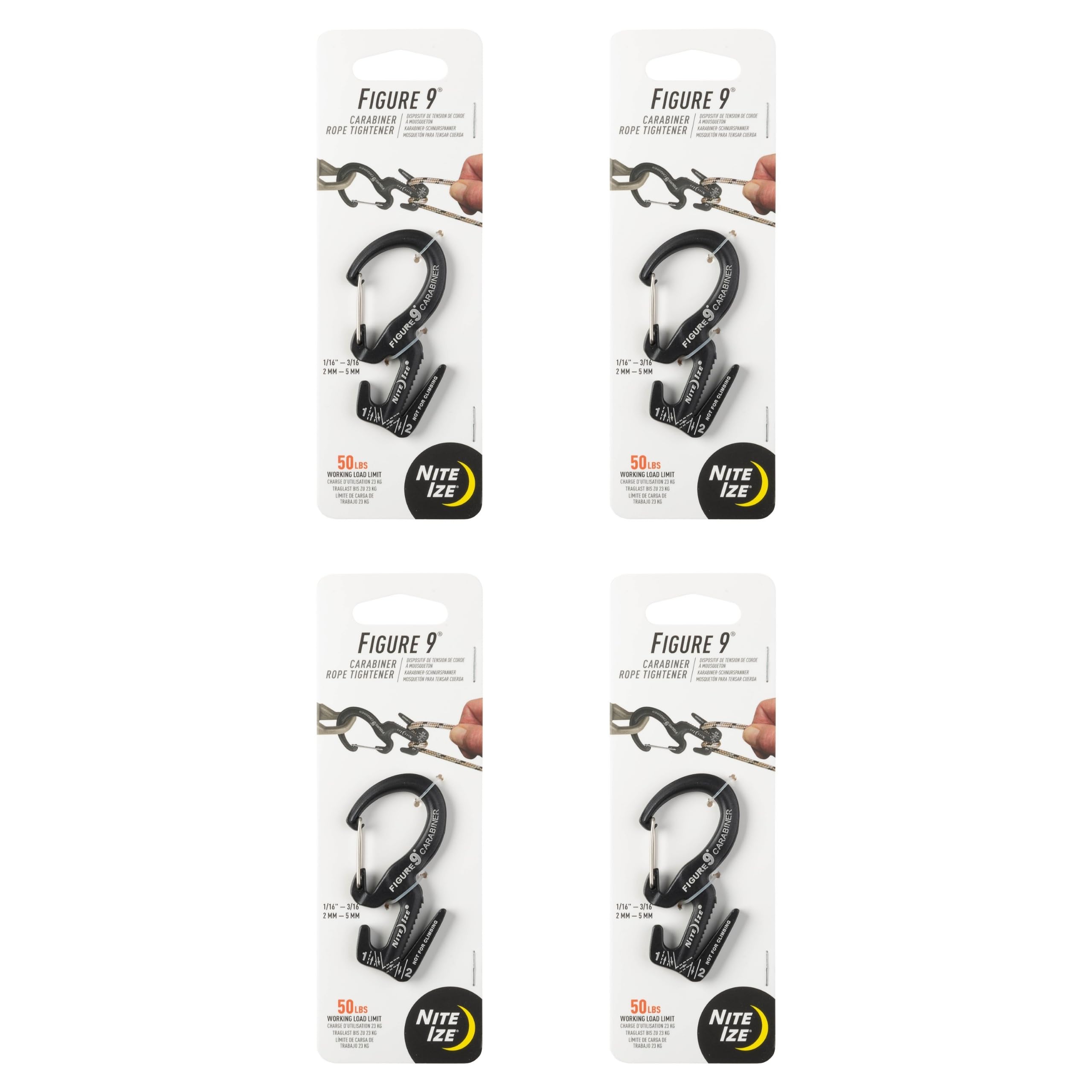 Apertador De Corda Mosquetão Nite Ize Figure 9 Heavy-duty Black