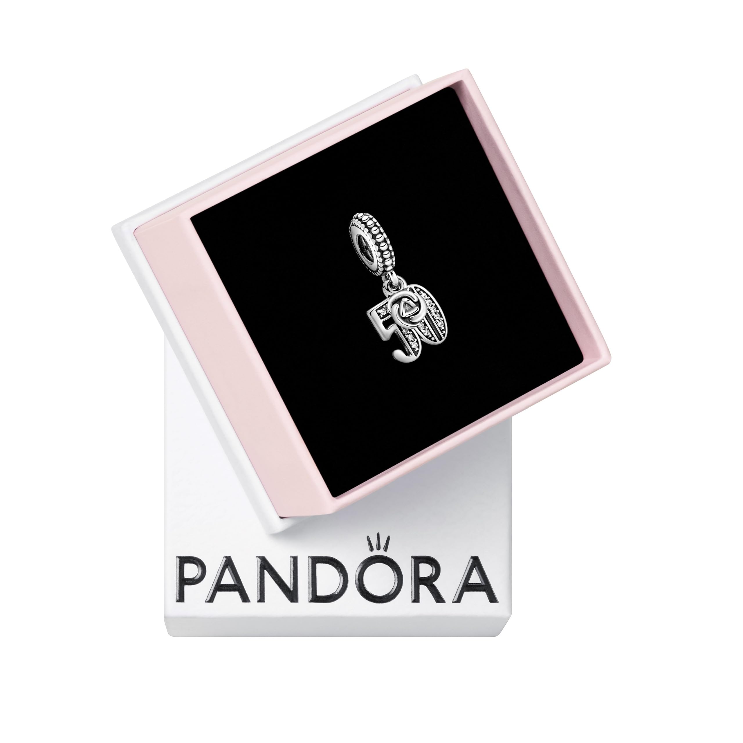 Charm Pandora 50th Celebration Dangle Em Prata Esterlina