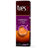 Cápsula De Café Expresso Tres Supremo - Embalagem Com 10 Unidades