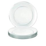 Conjunto De Pratos Rasos De Vidro 24 Peças Astral Gourmet P/ Kilo - Marinex
