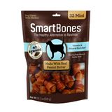 Cachorro Mastiga Smartbones Mini Com Manteiga De Amendoim Verdadeira 32 Unidades