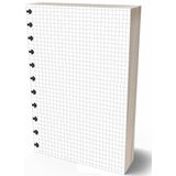 Refil Caderno Discos 90g 100 Folhas Quadriculado G 11 Furos