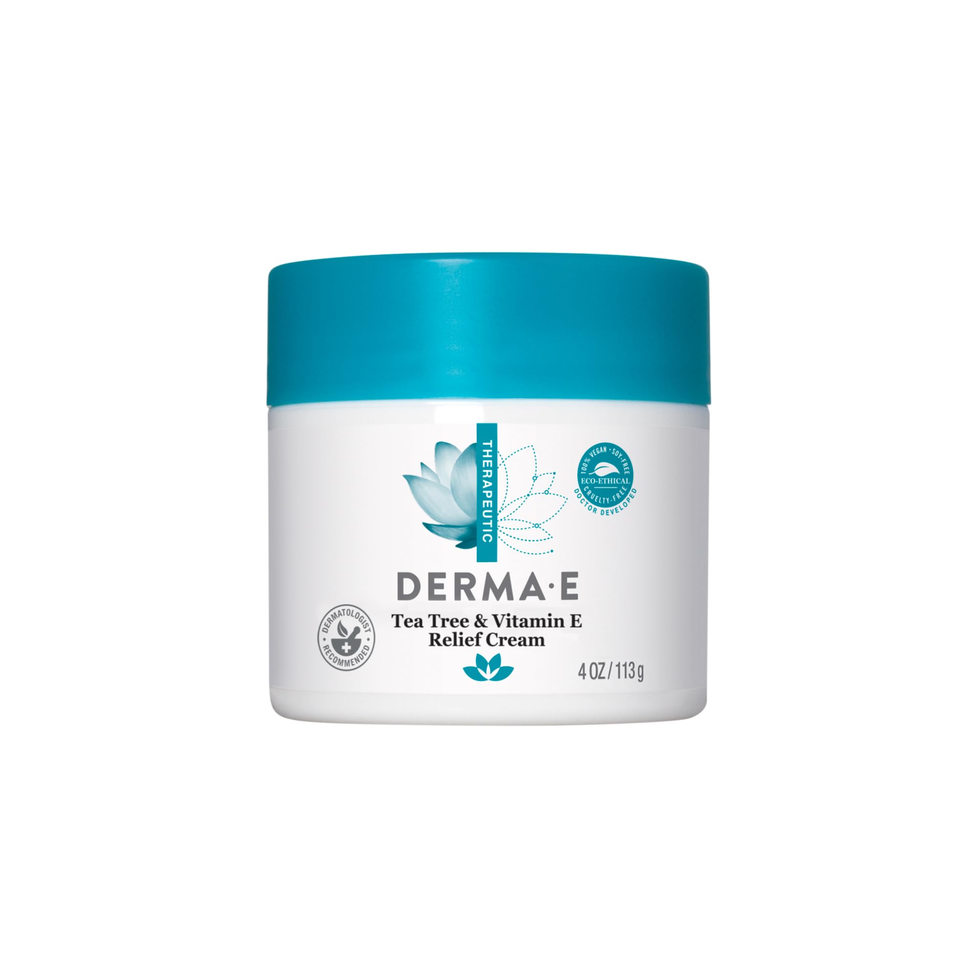 Creme Derma E Tea Tree E Vitamina E Relief 120ml