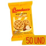 Biscoito Bauducco 11g Sabor Banana Com Canela - 50 Unidades