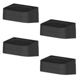 4x Saboneteira De Parede Banheiro Porta Sabonete Ou Preto