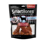 Cachorro Mastiga Smartbones Medium Com Carne Bovina De Verdade, 4 Unidades Sem Couro Cru