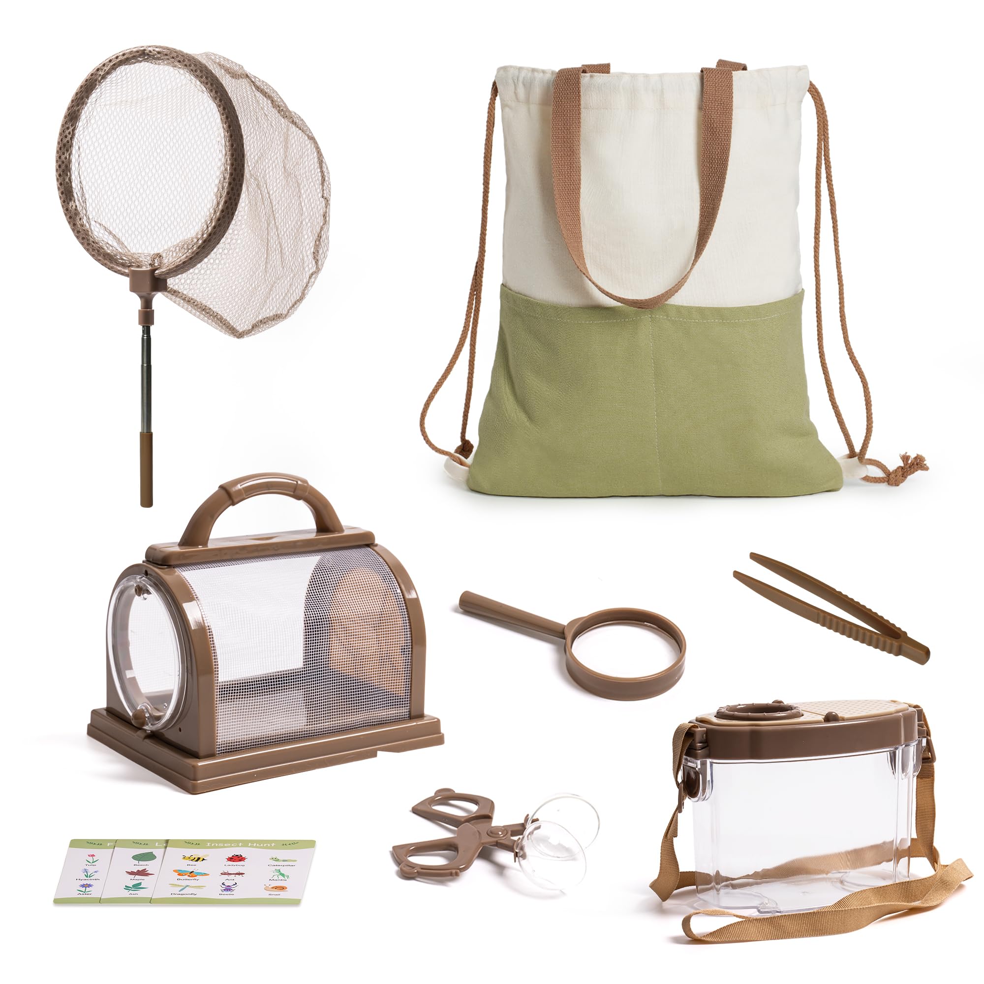 Kit Explorer Robotime Kids Outdoor Bug Catcher Com Lupa