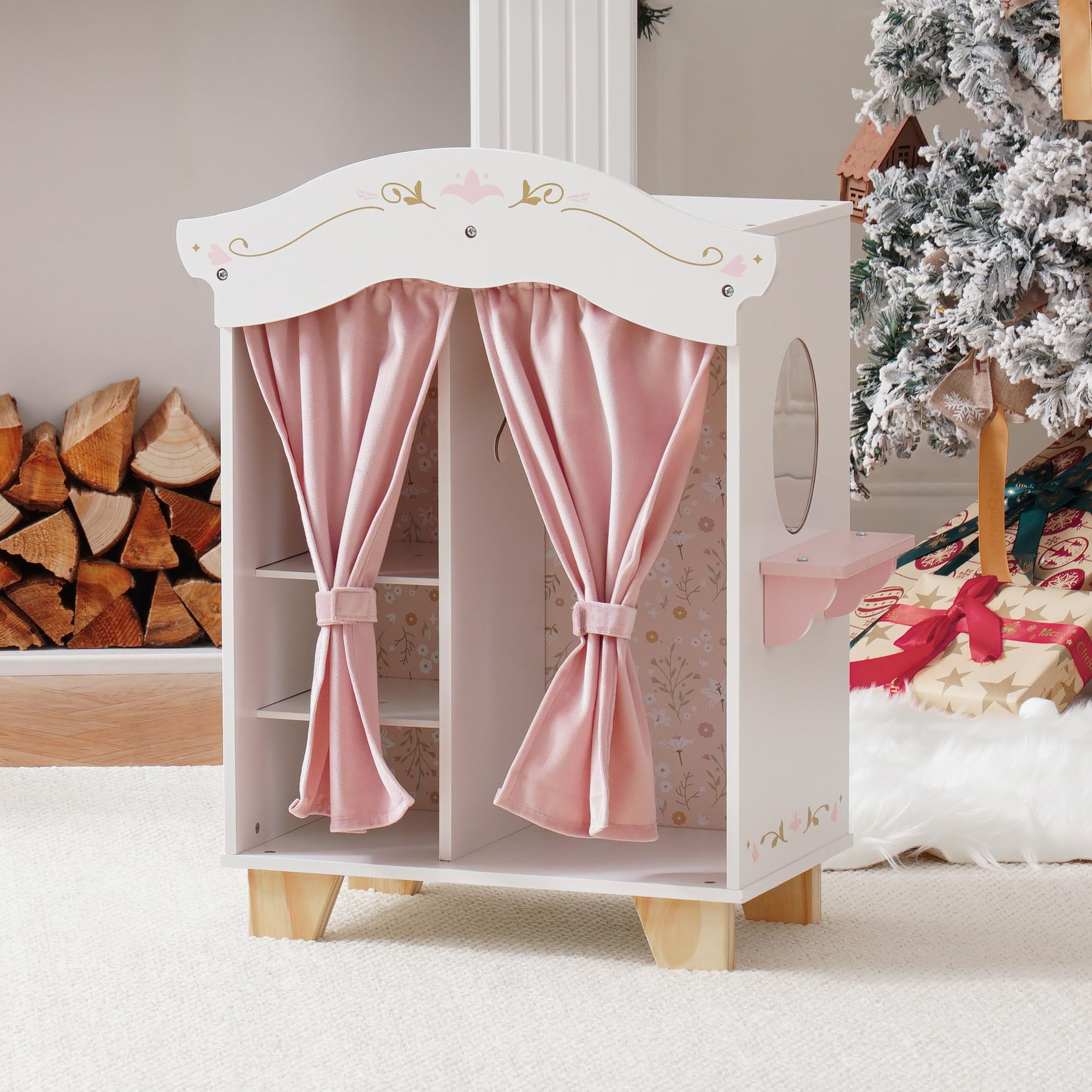 Armário De Bonecas Robotime De 18 Polegadas Para Garota Americana