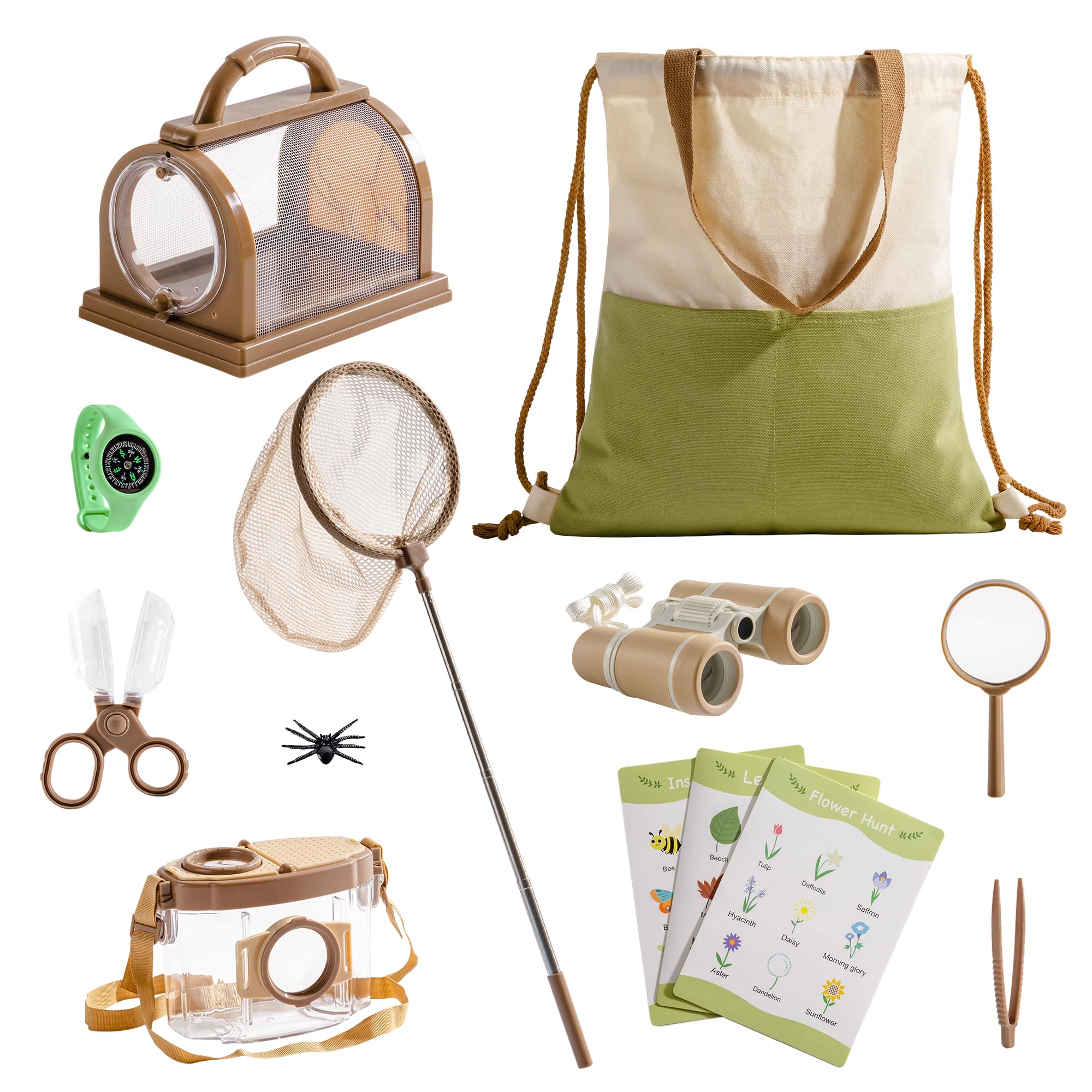 Kit Bug Catcher Kit Robotime Explorer Para Crianças De 3 A 12 Anos