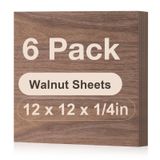Folhas De Madeira Compensada Robotime Walnut 3mm 30x30cm Para Corte A Laser