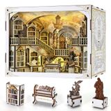 Kit Diy Book Nook Cccdf Library Of Gods Max Com Luz Led