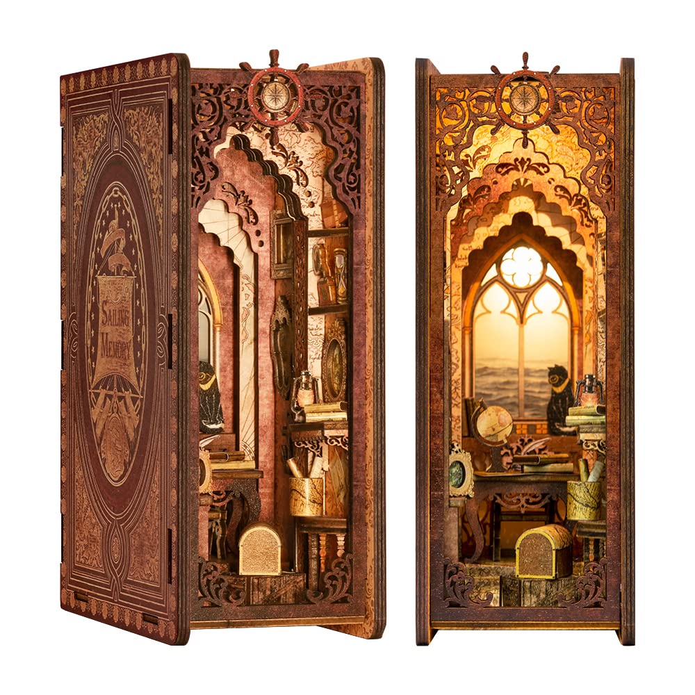 Book Nook Kit Cutefun Diy Miniature House Sailing Memory