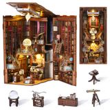 Book Nook Kit Minicity Beyond Library Com Luz Led E Capa Protetora Contra Poeira