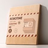 Folhas De Madeira Compensada Robotime Baltic Birch 3mm 30x30cm 6 Unidades