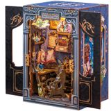 Book Nook Kit Cutebee Soul Travel Agency 3d Quebra-cabeça De Madeira