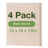 Folhas De Madeira Compensada Robotime Maple 3mm 30x42cm Para Corte A Laser