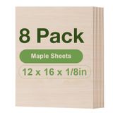 Folhas De Madeira Compensada Robotime Maple 3mm 30x42cm Para Corte A Laser