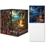 Kit Book Nook Kits Toyqi Booknook Para Adultos E Adolescentes Com Led