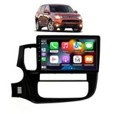 Kit Multimídia Outlander 2014 / 2019 Carplay Androidauto 9 Pol Usb Bt Fm - 908br Roadstar