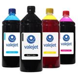 Kit 4 Tintas Brother Dcp-t520w Cmyk 1 Litro Corante Valejet