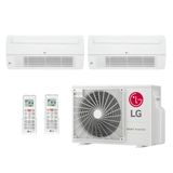 Ar Condicionado Multi Split Cassete Inverter Lg 18000 Btus (2x12000) Quente/frio Z2uw18gfb1.awgzbr12 - 220v