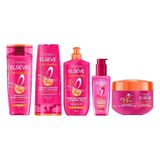 Kit Elseve Liso Dos Sonhos Sh +cond+cr Trat+creme Pent+serum