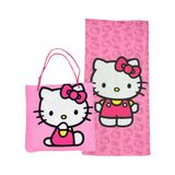 Toalha De Praia 2 Em 1 Bolsa Hello Kitty Com Estampa Zona Criativa