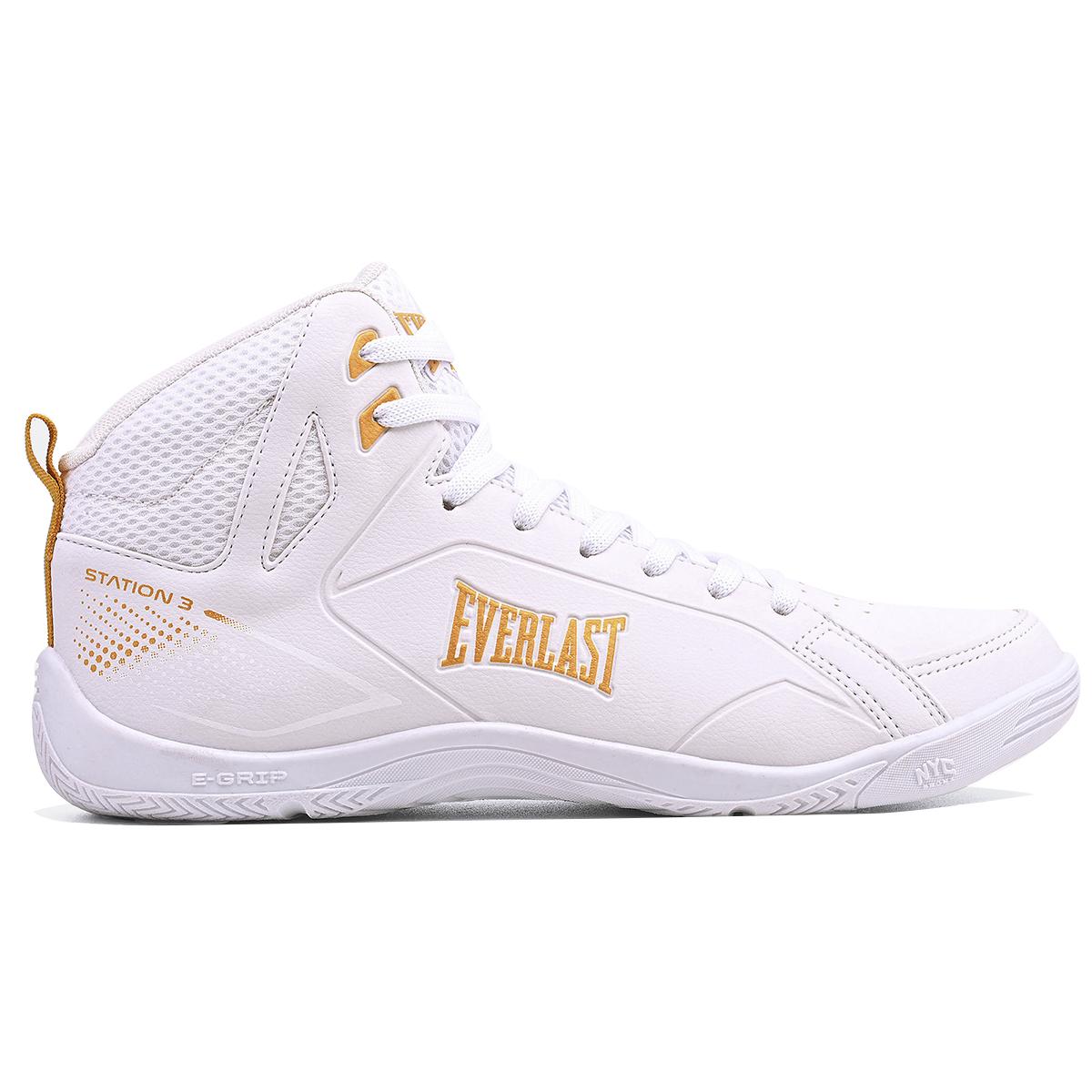 Tenis Everlast Station 3 Branco/dourado 039