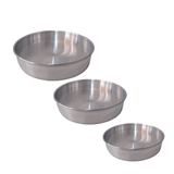 Tabuleiro Alto Redondo De Aluminio Torta Bolo 3pç Nº34/29/25