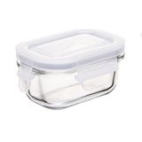 Pote Hermético Com Tampa Retangular 120ml Vidro Lyor