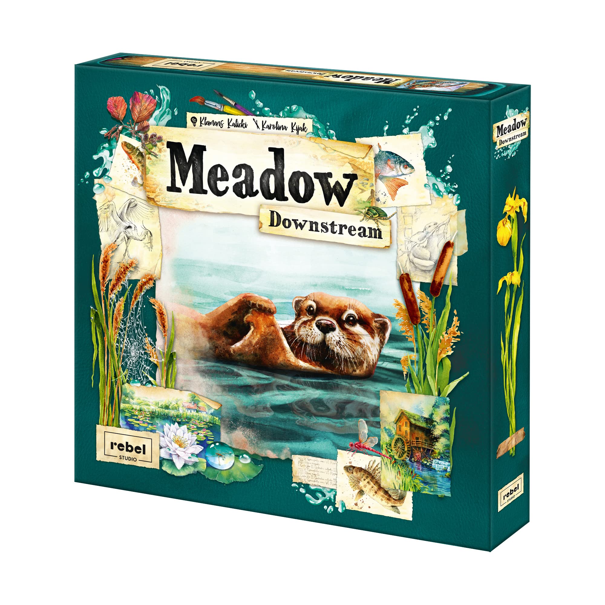 Expansão De Jogos De Tabuleiro Rebel Studio Meadow Downstream