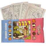 Bobbie Goods Cards Para Colorir Pacote Com 4 Unidades