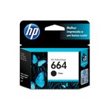 Cartucho De Tinta Hp 664 664 Preto F6v29ab F6v29a 1115 2136 3636 3836 3635 4676