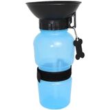 Garrafa De Agua Acquadog Para Passeio Pet Cor Azul 500ml
