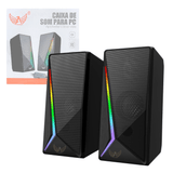 Caixa De Som Alto Falante Rgb Bluetooth Computador Notebook